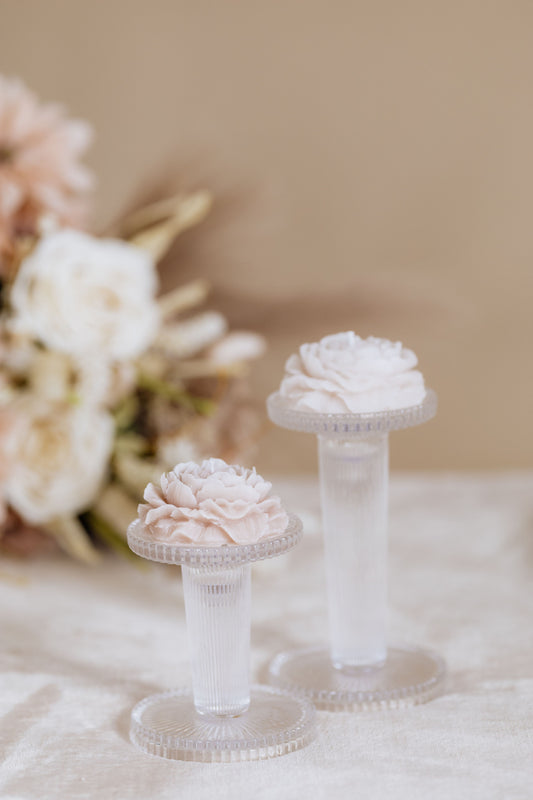 Pionikynttilä Beige 2kpl